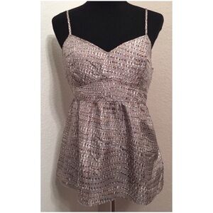 Madewell Metallic Camisole Top